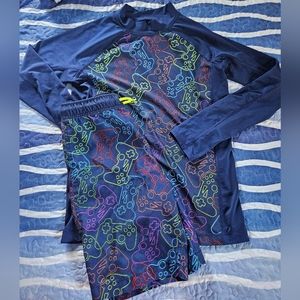 Lands End Boys XL 14S-16S swim set